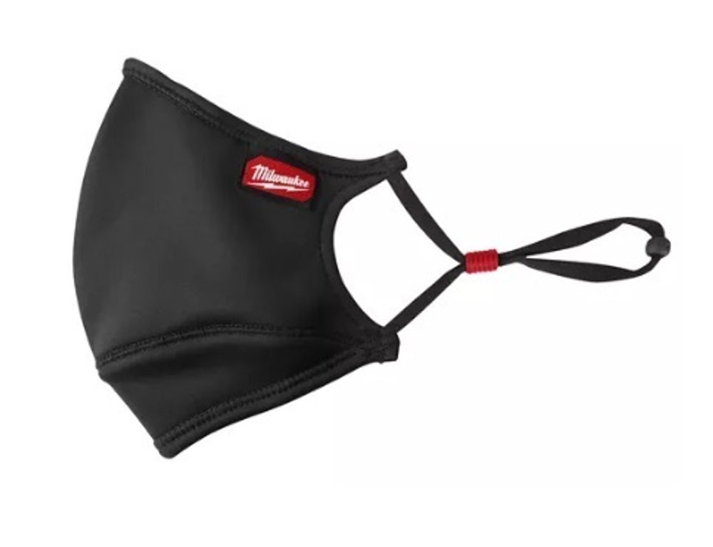 ХИТ! Маски на лицо тканевые 3 шт размер L / XL черные Milwaukee 4932478866