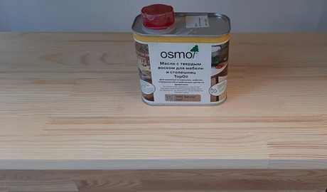 ХИТ! Масло с твердым воском для мебели и столешниц Osmo 3068 Натур 0.5 л TOPOIL для внутренних работ Osmo-3068-0,5 10300061