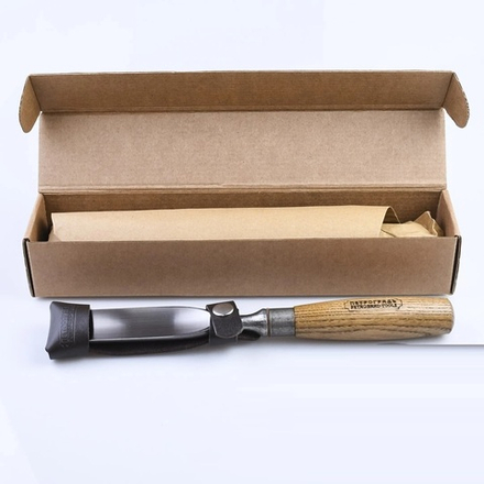 Стамеска серия Вологда, прямой клинок, полукруглая РК н7, 30 мм ПЕТРОГРАДЪ М00021046