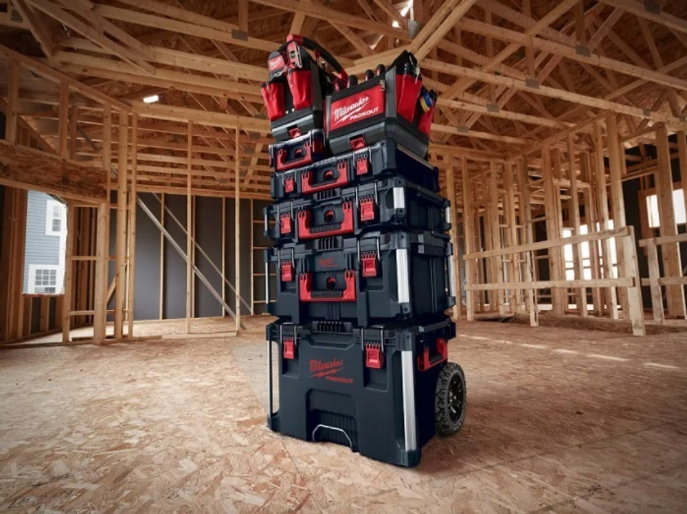 ХИТ! Сумка для инструмента пустая 50 см, отделений 36 шт, нейлоновая MILWAUKEE PACKOUT 4932464086