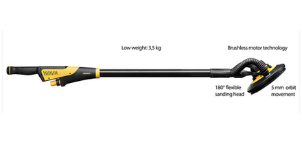 Шлифовальная подошва жесткая 225 мм 25 отверстий липучка ПЛЮС 8 винтов для LEROS MIRKA MIW9514312