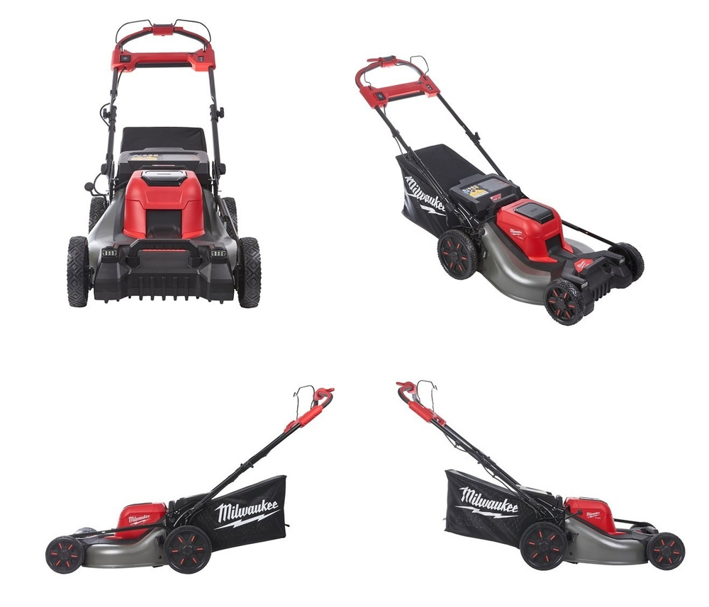АКЦИЯ ОСЕННИЙ САД! КОМПЛЕКТ: 2-х аккумуляторная самоходная газонокосилка Milwaukee M18 FUEL F2LM53-0, ДВА Аккумулятора FB12 FORGE, Зарядное устройство M18 DBSC 4933479584-K