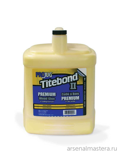 Клей столярный влагостойкий TITEBOND II Premium Wood Glue 50009 кремовый 8,14 л
