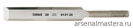 Набор из 5 плоских стамесок SDS+ (10,14,20,26,30 мм) Narex 5 шт в деревянном кейсе 8539 01 853901
