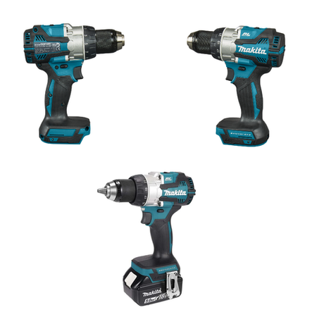 Новинка! Аккумуляторная дрель - шуруповерт ударная Makita LXT 18 В, Max D сверления металл 13 мм, дерево 38 мм DDF489Z