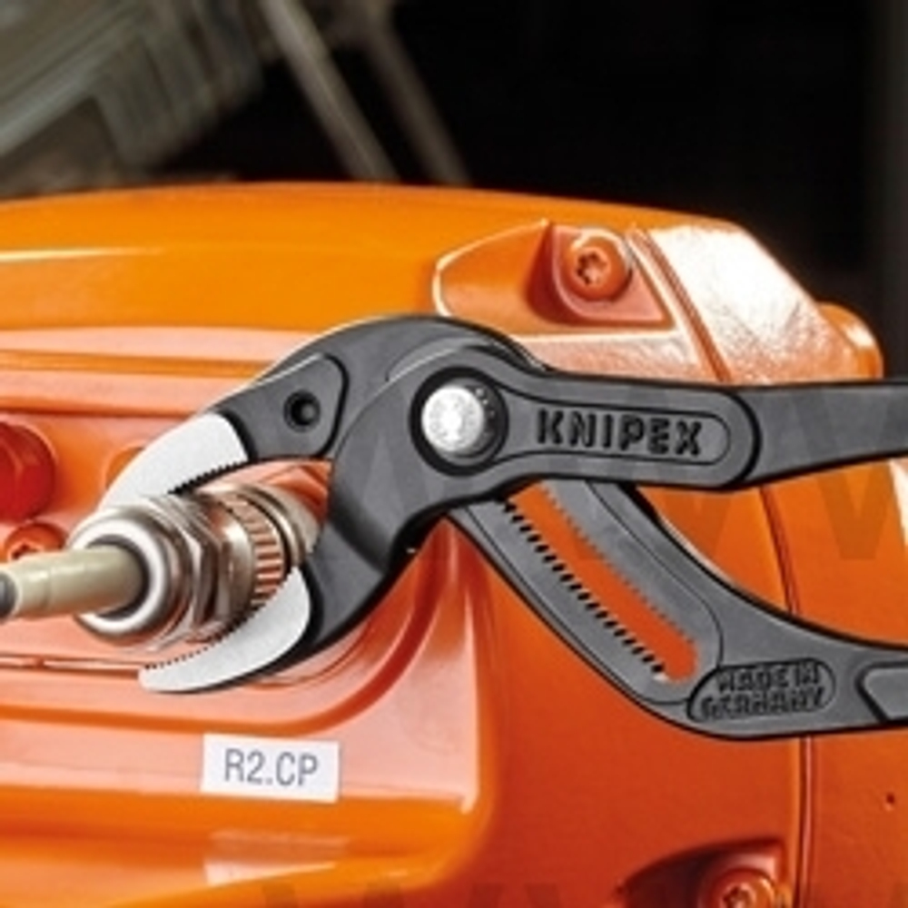 Клещи переставные трубные 250 мм, зев 25 - 80 мм, фосфатированные 81 01 250 KNIPEX KN-8101250