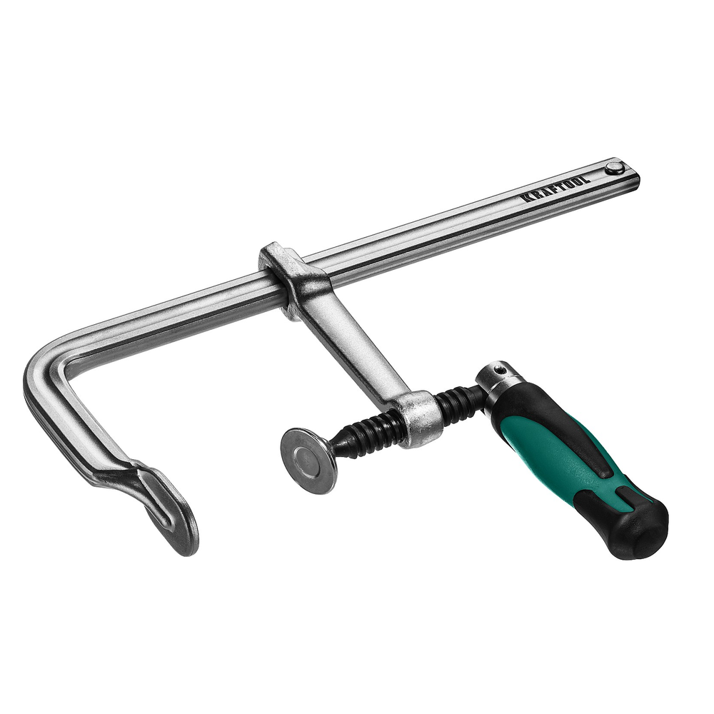 Новинка! Струбцина цельнокованая KRAFTOOL Forge FF-300/120 120 х 300 мм, 5300 Н для слесарных и сварочных работ 32014-120-300