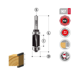 Новинка! Фреза обгонная с верхним и нижним подшипниками D 19,05 I 25,4 L 83 Z 2 S 8 Woodwork 907.1925.08