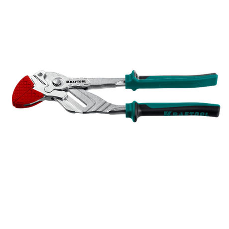 Новинка! Клещи переставные - гаечный ключ KRAFTOOL Vise-wrench 300 мм, 2-х компонентные рукоятки, быстрая настройка нажатием кнопки, принцип трещетки 22069