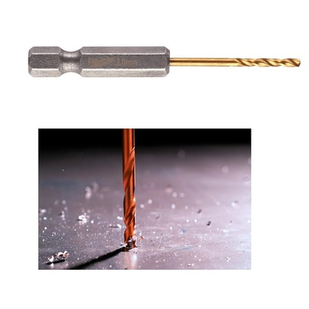 ХИТ! Набор сверл по металлу 10 единиц RED HEX - SHOCKWAVE HSS-TiN Shockwave HSS-G Tin Red Hex Set - 10 pc MILWAUKEE 4932493865