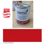 ХИТ! Непрозрачная краска для наружных работ Osmo 2311 красно-коричневая 0,125 л Landhausfarbe Osmo-2311-0.125 11400125