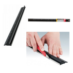 Новинка! Линейка - направляющая японская универсальная TAJIMA Cutter Guide Slim 600 мм, для резания ножом (резаком) с точной метрической шкалой, с противоскользящей лентой CTGSL600