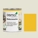 Новинка! Масло цветное Osmo 3124 Желтый 0,75 л Dekorwachs Deckend DWD для внутренних работ 10100044