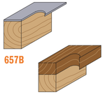 ХИТ! Фреза обгонная верхний и нижний подшипник, сменные ножи Z2 S8 D 19 X 30 X 90 RH CMT 657.191.11B