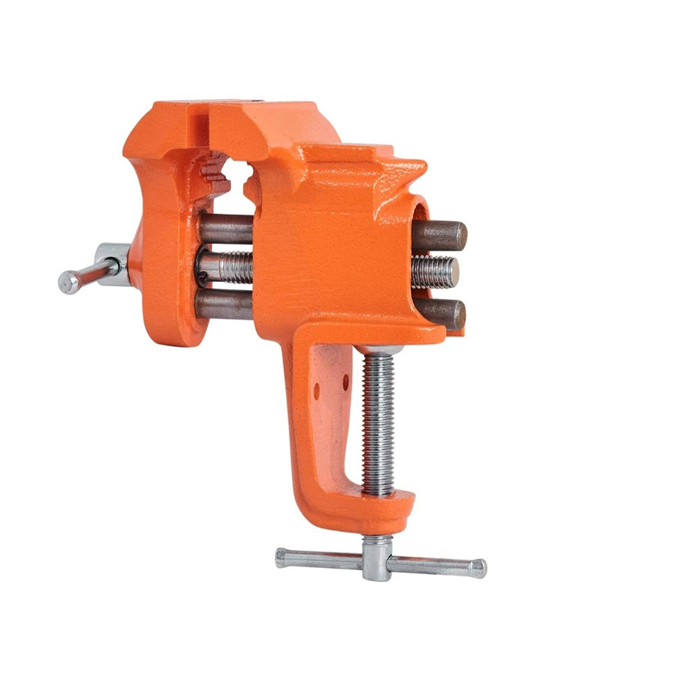 Новинка! Тиски слесарные портативные с зажатием круглых деталей PONY JORGENSEN ширина губок 3" 76 мм 13025