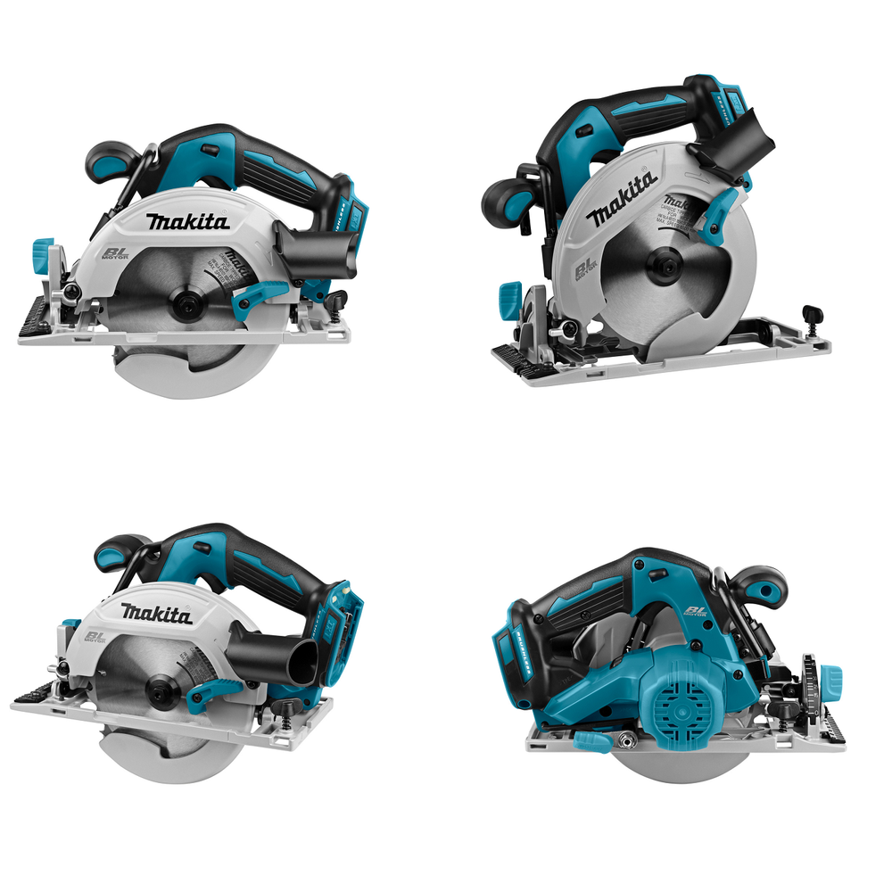 Новинка! Аккумуляторная дисковая пила Makita LXT 18В диск 165 /20 мм, угол резки регулируется одним рычагом от 0 до 45°, для распиливания древесины с глубиной до 57 мм DHS680Z
