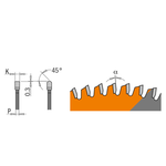ВЫГОДНЫЙ ОКТЯБРЬ! Диск пильный по цветным металла поперечный рез (подходит для Festool) D 160 B 20 Z 56 K 2,2 P 1,6 Алюминий, медь, медный сплав, пластик, ПВХ, композитные материалы, аминированные панели, ДСП, ЛДСП, МДФ CMT 296.160.56H