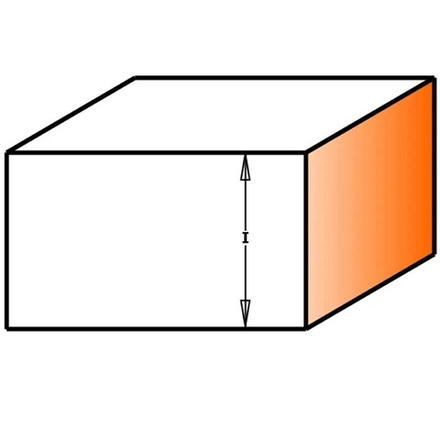 Фреза прямая пазовая со сменными ножами HM Z2 S 8 D 19 x 12 RH CMT 655.190.11