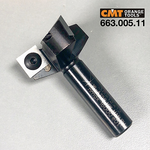 ХИТ! Фреза Z3 с тремя сменными поворотными ножами для слэбов CMT HM Z3 D 38 x 12 x 60 RH S12 RH 663.005.11
