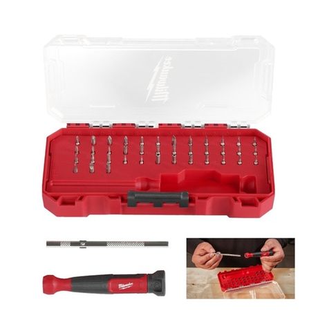 Новинка! Отвертка прецизионная 39 в 1 в кейсе MILWAUKEE 4932498177