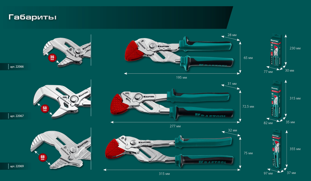 Новинка! Клещи переставные - гаечный ключ KRAFTOOL Vise-wrench 180 мм, 2-х компонентные рукоятки, быстрая настройка нажатием кнопки, принцип трещетки 22066