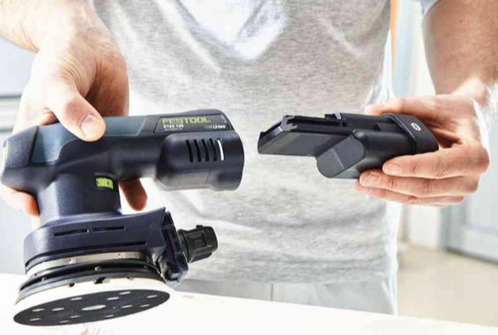 Аккумуляторная эксцентриковая шлифовальная машинка в систейнере FESTOOL ETSC 18 В 125-Basic 576370