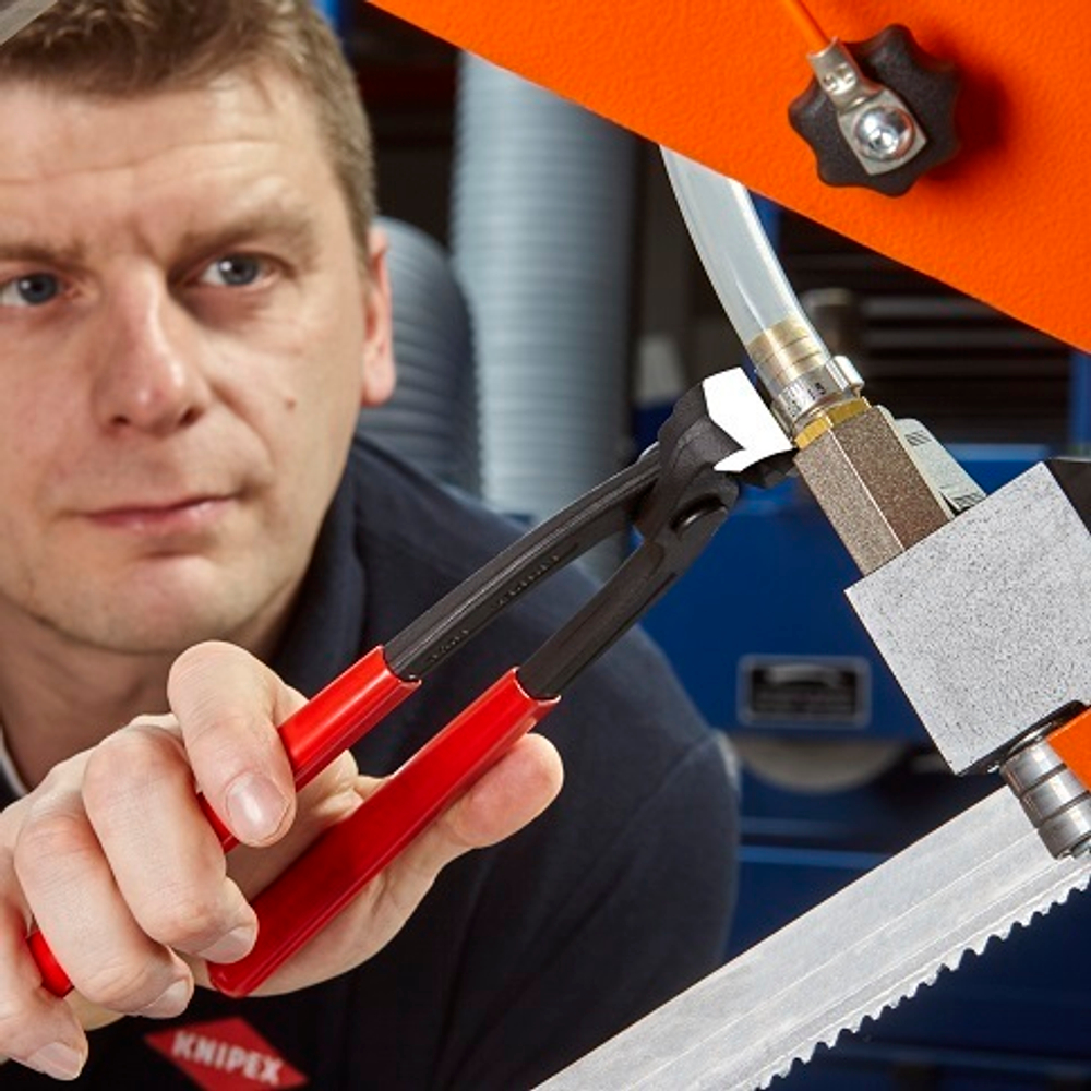 Клещи для хомутов 220 мм с одним / двумя ушками (в т.ч. Oetiker) 10 98 I220 SB KNIPEX KN-1098I220SB
