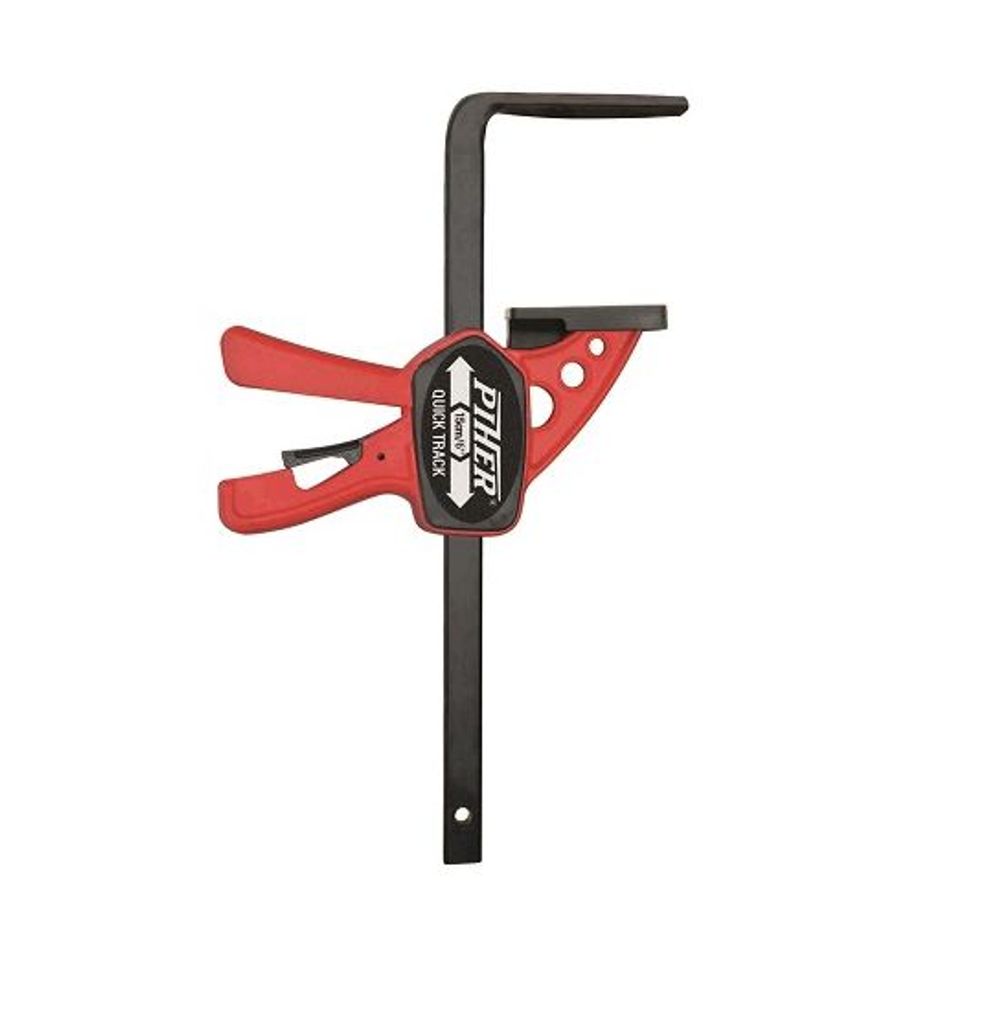 ВМЕСТЕ ВЫГОДНЕЕ ХИТ! Комплект 2 шт Струбцины одноручные быстрозажимные Piher для работы с шинами Mini Quick T-Track 22 см 600N 52103 М00013379 N0120-2AM