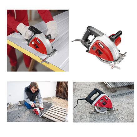 Новинка! Ручная циркулярная пила по металлу FLEX CSM 4060 для сухой резки, 1,4 кВт, диск 185/20 мм, в кейсе 307815