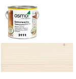 ХИТ! Цветное масло OSMO 3111 белое 0,75 л Dekorwachs Transparent Tone для внутренних работ Osmo-3111-0,75 10100005