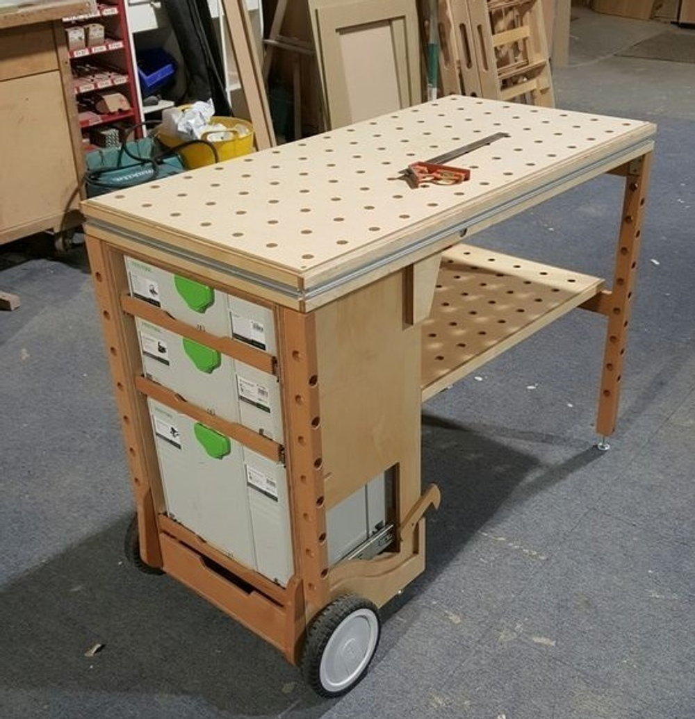 Многофункциональный стол для мастерской - идея стола Festool MFT 3