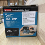 ХИТ! Аккумуляторная шлифовальная машина плоскошлифовальная Makita LXT, BL, 18 В, XPT, 93 x 228 мм, 4000-12000 об/мин, амплитуда 2.0 мм, пылесборник, зажим DBO380Z