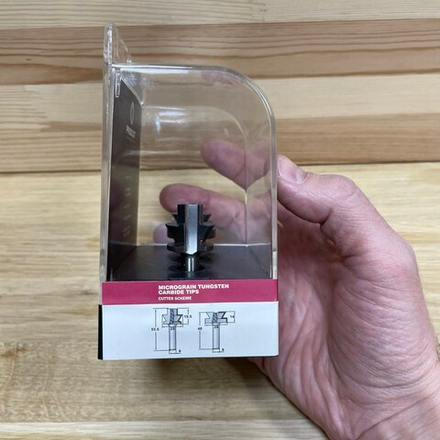 ХИТ! Набор фрез 2 шт соединение Ласточкин хвост, папа 25 x 19,5 x 53,5 мм, мама 28 x 14 x 48 мм S 8 PROCUT 614879P