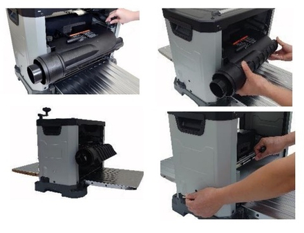 Рейсмусовый станок с сегментированным валом 230 В 1,7 кВт JET JWP-13HH 10000846M