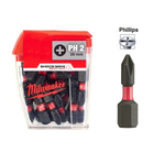 ХИТ! Биты комплект 25 шт Milwaukee Shockwave Impact Duty PH2 x 25 мм 4932430853
