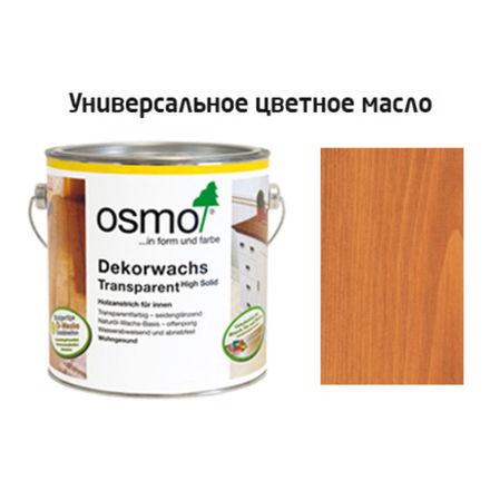 Цветное масло Osmo 3137 Вишня 0,75 л Dekorwachs Transparent Tоne для внутренних работ Osmo-3137-0,75 10100079