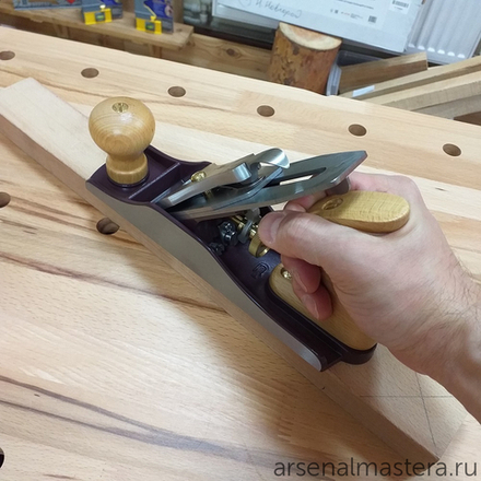 СУПЕР ХИТ! Рубанок для чистового строгания N4 250 мм лезвие 50 мм DICK / Dictum SK4 Steel 703331 М00002991