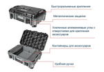 Новинка! Малый кейс с 4 съемными контейнерами для аксессуаров STACK PACK TK-L SP TB FLEX 531466
