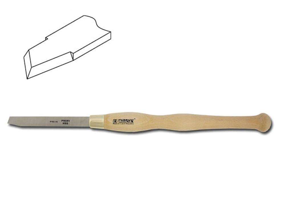 ЦЕНЫ НИЖЕ! Резец токарный HSS Line Profi 18 х 150 х 465 мм квадрат правый NAREX 818205