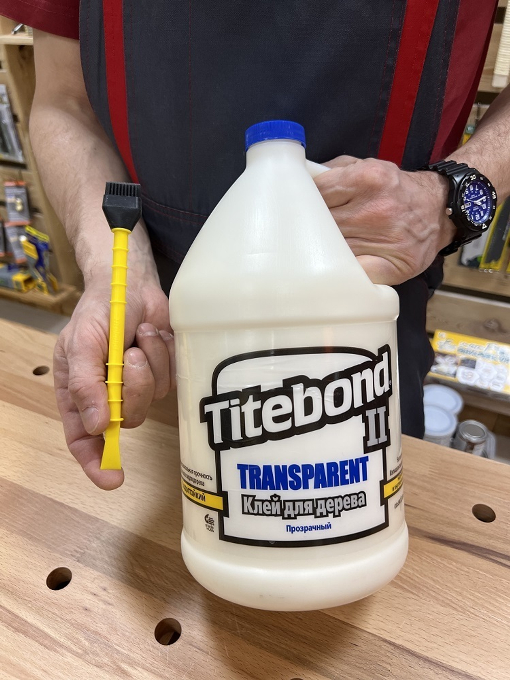 ХИТ! Кисть для клея щетина силикон, ручка пластик Titebrush Titebond TB16330