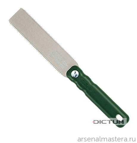 ХИТ! Пила японская гибкая для пробок Kugihiki Mini Z-saw 150 мм (шаг зуба 1,2-1,5 мм) двусторонняя пластиковая рукоять 712321 Dictum М00002504