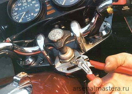 Клещи переставные - гаечный ключ 180 мм, зев 40 мм, хром, 2-комп ручки, 86 05 180 KNIPEX KN-8605180