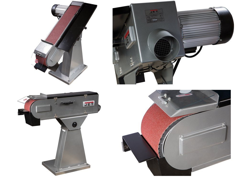 Новинка! Ленточный шлифовальный станок по металлу JET JBSM-150 380В 4 кВт, шлифлента 150х2000 мм, для снятия заусенцев, зачистки сварных швов, шлифовка поверхностей заготовок, готовых деталей 50001892T