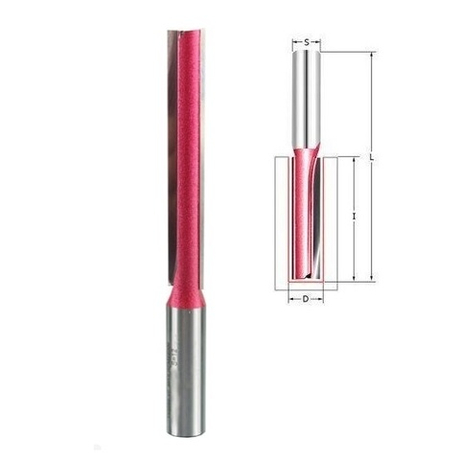 Фреза прямая пазовая Z 2 D 12 x 76,2 x 115 S 12 Твёрдый сплав Ceratizit PROCUT 110259-1P