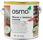 Масло с твердым воском с антискользящим эффектом Osmo 3088 Бесцветное полуматовое 0,75 л R9 Hartwachs-Оl Anti-Rutsch для внутренних работ Osmo-3088-0,75 10400077