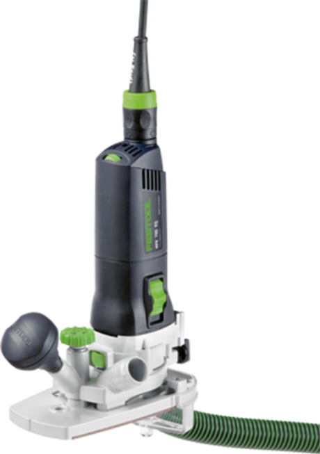 Модульный кромочный фрезер 720 В FESTOOL MFK 700 EQ-Set  в систейнере с oпорной пластиной и контактной подошвой 576236