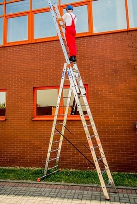 ХИТ! Трехсекционная универсальная лестница KRAUSE MONTO TRIBILO 3 х 14 120960