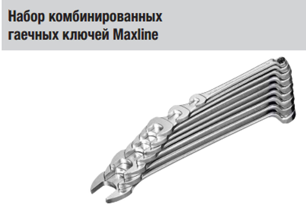 Набор комбинированных гаечных ключей Maxline HEYCO HE-00410945083