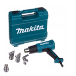 Новинка! Строительный фен Термопистолет сетевой Makita 1,6 кВт, 2 настройки температуры 350/500 °С и 2 скорости воздушного потока 300/500 л/мин в кейсе HG5030K