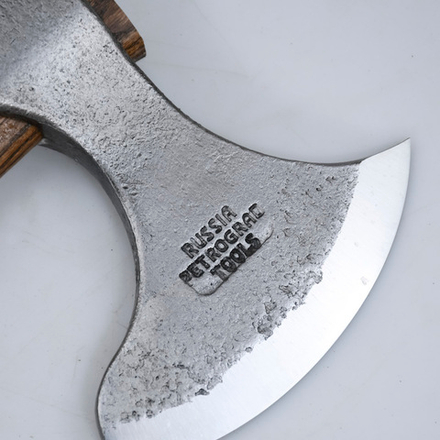 Топор для карвинга по дереву резчицкий модель Звенигород 7 топорище н23 ПЕТРОГРАДЪ М00022107